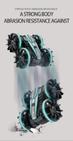 Amphibious RC Car Double-sided Flip Radio 4WD - Image 35