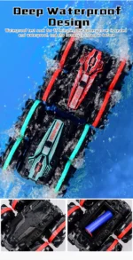 Amphibious RC Car Double-sided Flip Radio 4WD - Image 33