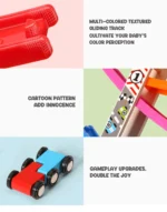 Wooden Race Car Ramp Toy for Kids - Image 14