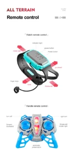 Amphibious RC Car Double-sided Flip Radio 4WD - Image 48