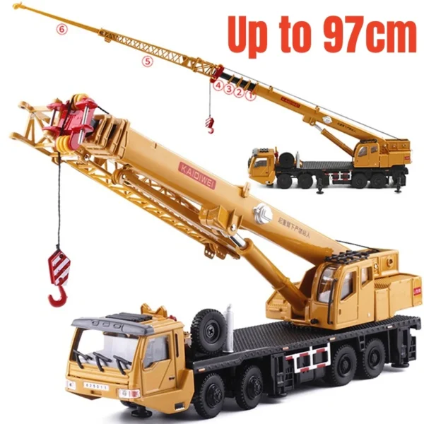 Wheeled Truck Ladder Crane Car