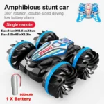Amphibious RC Car Double-sided Flip Radio 4WD - Image 20