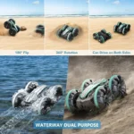 Amphibious RC Car Double-sided Flip Radio 4WD - Image 3