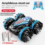 Amphibious RC Car Double-sided Flip Radio 4WD - Image 24
