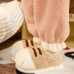 Cat Paw Plush Plush Slippers