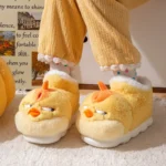 Funny Chicken Plush Slippers - Image 2
