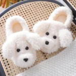Poodle Dog Plush Slippers - Image 8