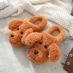 Poodle Dog Plush Slippers - Image 7