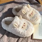 Sheep Fluffy Plush Slippers - Image 3
