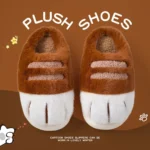 Cat Paw Plush Plush Slippers - Image 7