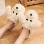 Poodle Dog Plush Slippers - Image 11
