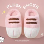Cat Paw Plush Plush Slippers - Image 8
