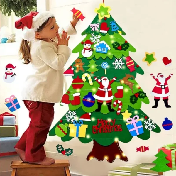 DIY Felt Christmas Tree for Kids 2025 – Fun Educational Christmas Toy