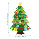 DIY Felt Christmas Tree for Kids 2025 β Fun Educational Christmas Toy - Image 4