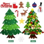 DIY Felt Christmas Tree for Kids 2025 β Fun Educational Christmas Toy - Image 2