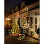 10ft LED Christmas Ladder Lights With Santa Claus for Indoor Outdoor, 8 Modes, Timer Memory Function Xmas Tree Christmas, New year - Image 6