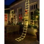 10ft LED Christmas Ladder Lights With Santa Claus for Indoor Outdoor, 8 Modes, Timer Memory Function Xmas Tree Christmas, New year - Image 7