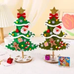 DIY Christmas Tree Craft Kit for Kids – Handmade Holiday Decoration Toy – Christmas Tree Ornament - Image 3
