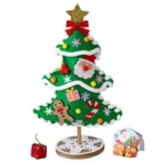 DIY Christmas Tree Craft Kit for Kids – Handmade Holiday Decoration Toy – Christmas Tree Ornament - Image 7