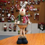 Santa Claus Snowman Elk Plush Ornaments - Xmas Tree Decor Kids Holiday Plushies Gift Ideas 2025 - Image 4
