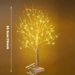 Versatile LED Birch Tree Light | Warm White 144 Count | Christmas, New Year & Easter Decor Gift - Image 5