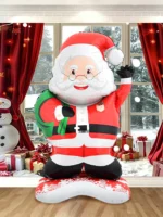 1pc Santa Claus Foil Balloon – Standing Christmas Balloon Decoration